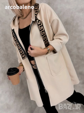 Дамско палто CLAUDETTE, 4цвята , снимка 3 - Палта, манта - 51599518