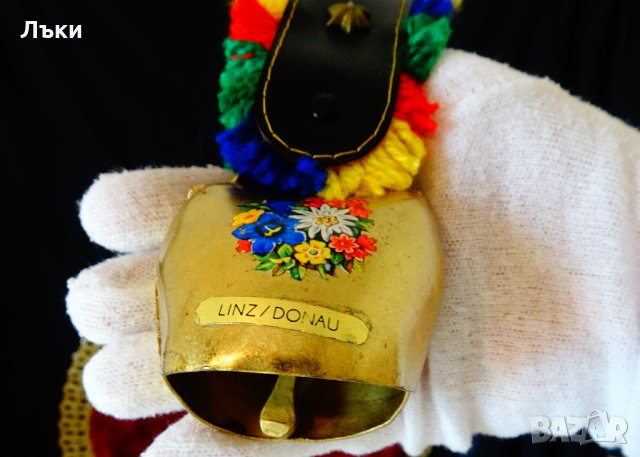 Чан с кожена окачалка от Linz. , снимка 2 - Антикварни и старинни предмети - 34806952