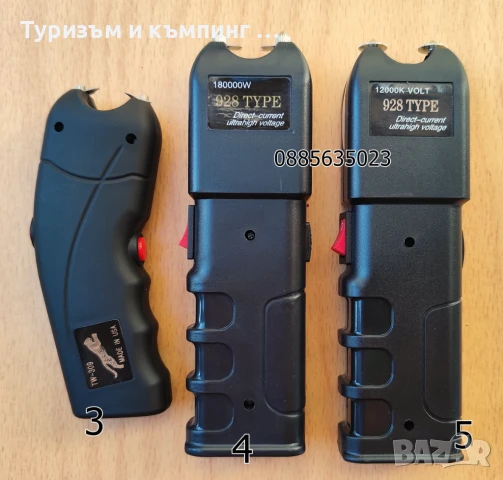 Електрошок / 5 модела /, снимка 11 - Оборудване и аксесоари за оръжия - 50899958