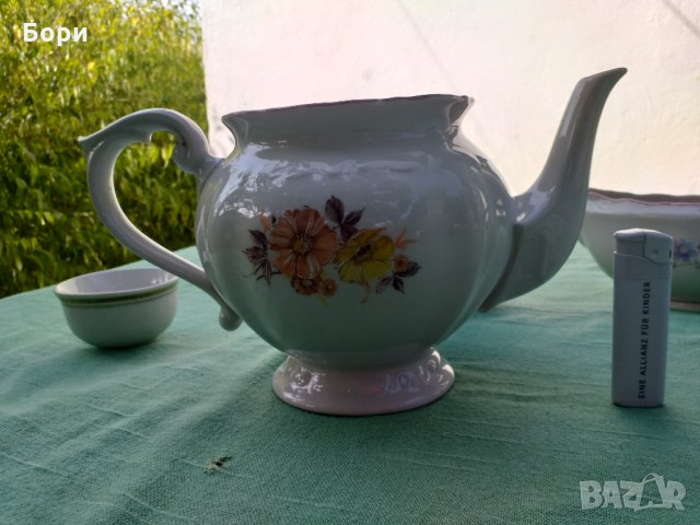 Български порцелан чинии,кана,купа, снимка 15 - Чинии - 34244475