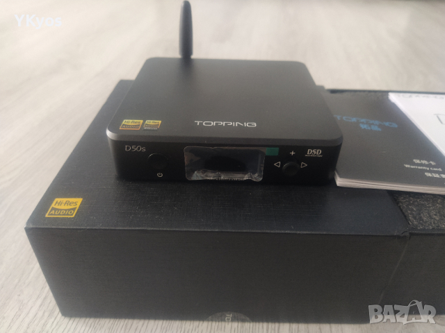 Dac Topping D50S + Sparkos Labs SS3602, снимка 3 - Аудиосистеми - 44791235