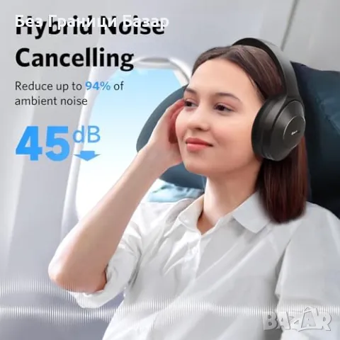 Нови Безжични слушалки ANC EarFun Wave Life Bluetooth 5.4 Hi-Res Bass, снимка 3 - Bluetooth слушалки - 49704279