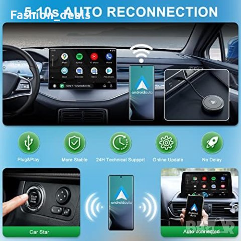 Нов Безжичен адаптер за Carplay на Донгъл за кола / автомобил, снимка 6 - Друга електроника - 41248529