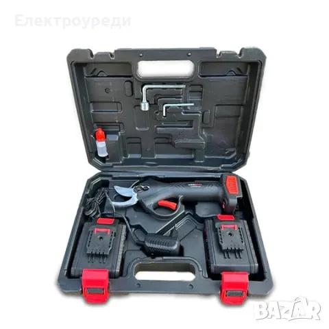Акумулаторна Безчеткова Ножица WerkBull Germany® /36V 8Ah/ + две батерии и масло и точило, снимка 3 - Други инструменти - 47629297