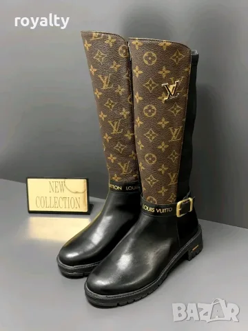 Нови Маркови Дамски Ботуши Различни Марки Dior Guess Louis Vuitton 