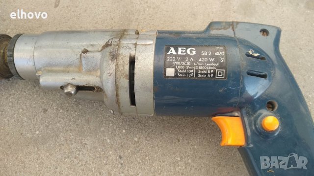Бормашина AEG SB 2-420, снимка 2 - Бормашини - 39680189