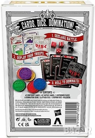 Нова Hasbro Gaming Игра с карти и зарове бърза стратегическа 2-5 играча Семейно Парти , снимка 2 - Карти за игра - 42427597