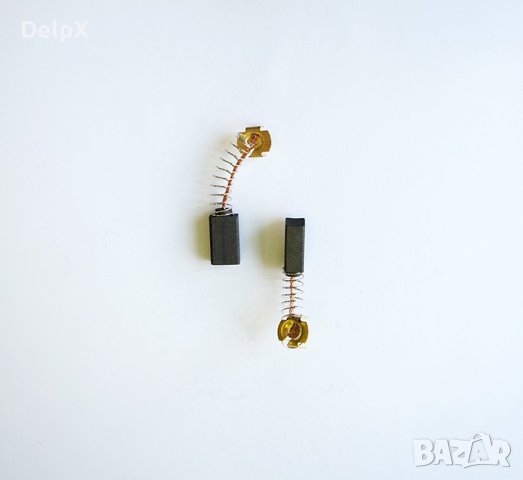 Въглено-графитна четка с пружина и накрайник профил 6x11x16mm, снимка 1