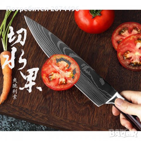 3258 Професионални готварски ножове от многослойна японска стомана , снимка 6 - Други - 35782777