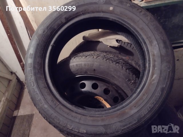 Джанти с гуми 5/100 15цола 200лв + подарък пета гума летни, снимка 2 - Други - 40897096