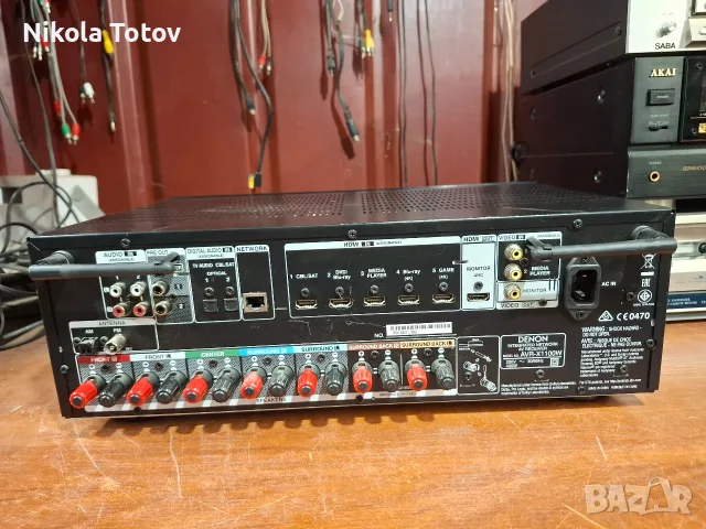Продава се ресивър Denon AVR-X1100W. , снимка 5 - Ресийвъри, усилватели, смесителни пултове - 55806439