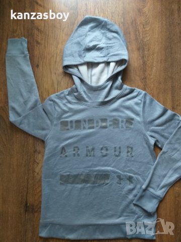 Under Armour Women's Gray Foil Fleece Sweater Hoodie - страхотно дамско горнище , снимка 6 - Спортни екипи - 40855249