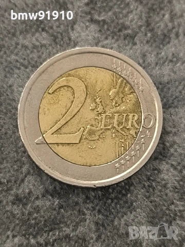 граф Кавур Италия 2 евро, снимка 2 - Нумизматика и бонистика - 53865674