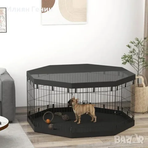 Кошарка за кученца PawHut, снимка 2 - За кучета - 55949811