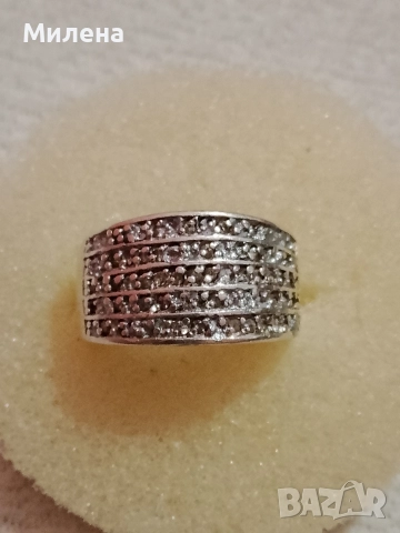 Сребърен пръстен , снимка 5 - Пръстени - 52851465