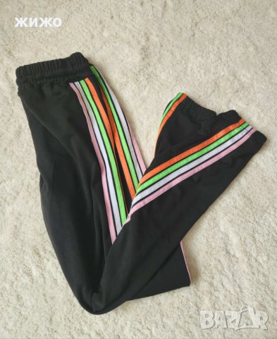 Дамско черно спортно долнище , снимка 2 - Клинове - 41341154