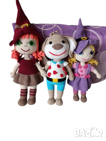 Татти и Мисифу плетени играчки , снимка 2 - Плюшени играчки - 44697886