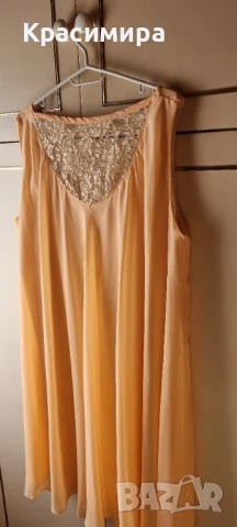 Сатенена рокля, снимка 3 - Рокли - 51159398