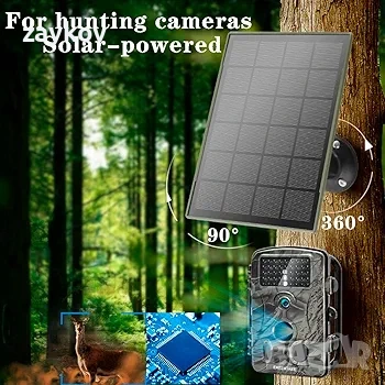 соларен панел 3W/5V, вградена батерия 6000mAh, IP66, Type-C/Micro, снимка 4 - Соларни лампи - 53355774