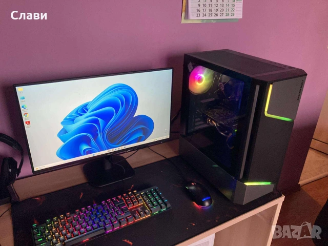 Геймърски компютър AMD FX 8370E 8x4,30Ghz, NVIDIA ASUS GTX 660, 16GB RAM, SSD, Windows 11, снимка 4 - Геймърски - 53301158