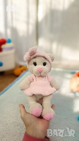 Плетено мече, снимка 3 - Плюшени играчки - 52260171