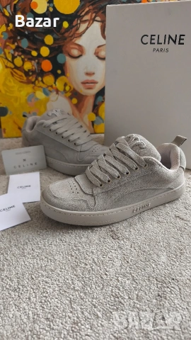 Celine Обувки Велур Пълен Комплект Размер 39, снимка 2 - Дамски ежедневни обувки - 53260085