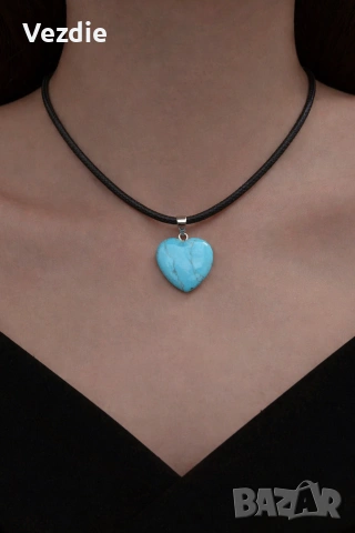 Колие с тюркоазен камък