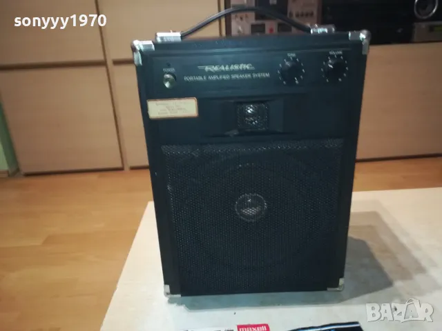 REALISTIC MPS-20 PORTABLE AMPLIFIED SPEAKER SYSTEM 0501251936, снимка 3 - Тонколони - 48561077