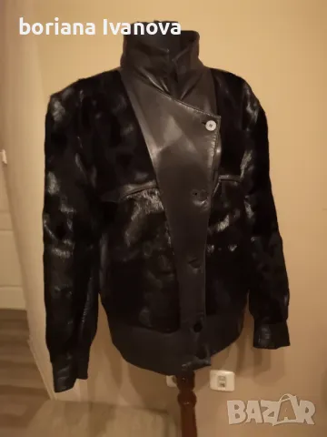 Красотичка естествена кожа с косъм пони намалям на 70лв 