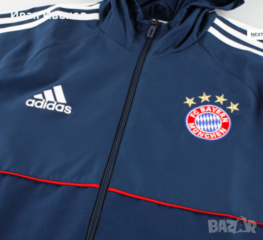 орнище с качулка Adidas Climalite x F.C. Bayern Munchen размер М , снимка 3 - Спортни дрехи, екипи - 44811892