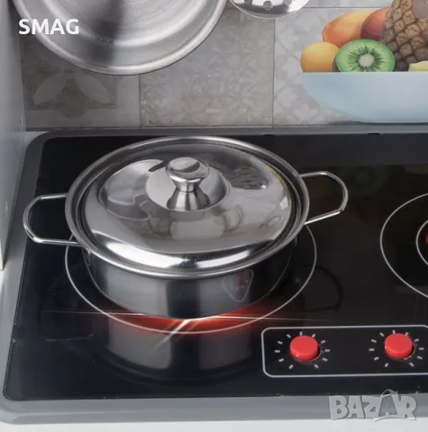 Дървена кухня със светлинни и звукови аксесоари 60x30x92.5см S_1219630, снимка 4 - Други - 48257877