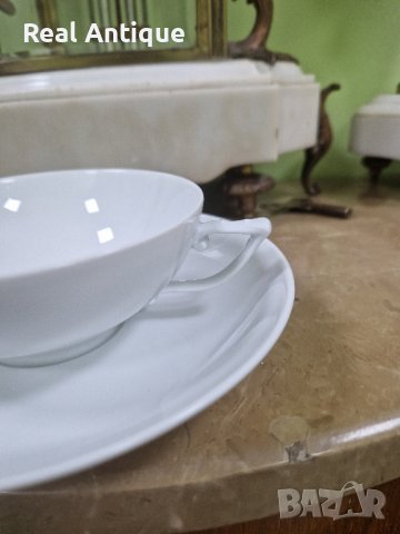 Чудесен антикварен авторски порцеланов двоен сет , снимка 3 - Сервизи - 44159014