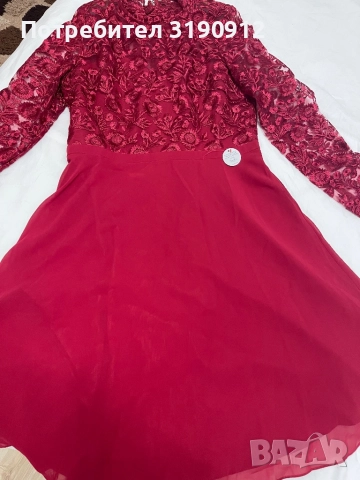 Бордо червена рокля на Чичи-Лондон, снимка 2 - Рокли - 52792603
