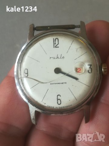 Мъжки часовник Ruhla. UMF 24. Vintage watch. Made in Germany. Механичен механизъм , снимка 7 - Мъжки - 40608610