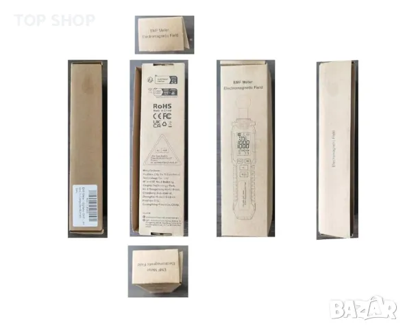 QLUUE EMF Meter Уред за измерване на електромагнитно излъчване, снимка 12 - Гедорета - 48511977
