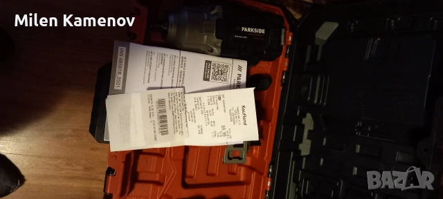 Гайковерт парксайд черен. , снимка 4 - Куфари с инструменти - 53539093