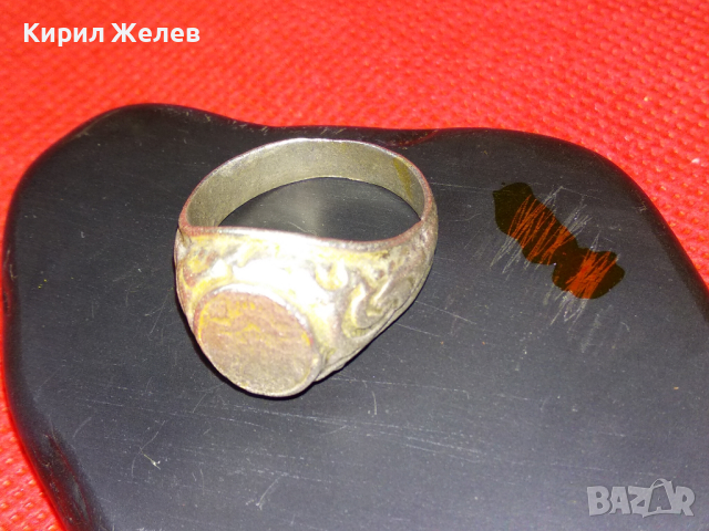 СТАРИНЕН ЦАРСКИ СРЕБЪРЕН ПРЪСТЕН от СРЕБЪРНА МОНЕТА 50 СТОТИНКИ 1883 СРЕБРО 835 РЪЧНА РАБОТА 43754, снимка 6 - Антикварни и старинни предмети - 44614120