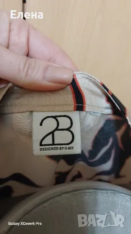 Блуза DESIGNED BY 2. 30% коприна, 70% вискоза .размер L/М., снимка 9 - Блузи с дълъг ръкав и пуловери - 49978857