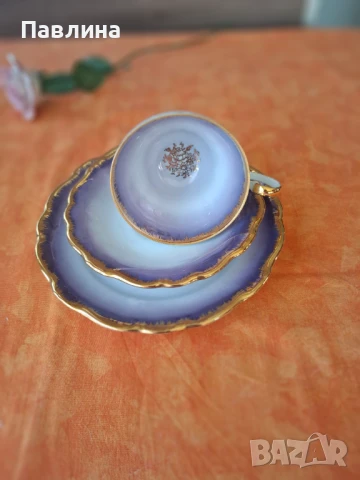 Троен порцеланов сет, снимка 6 - Чаши - 50955567