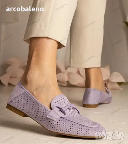 Дамски ажурни мокасини с декорация Mensory, 6цвята , снимка 6 - Дамски ежедневни обувки - 49638780