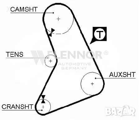 FLENNOR 4958 АНГРЕНАЖЕН РЕМЪК FORD Scorpio / Sierra / Escort / Taunus 80 / Transit / Capri / Granada, снимка 4 - Части - 48622657