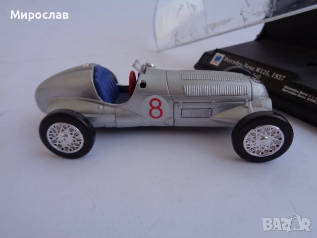 1:43 NEW RAY MERCEDES BENZ W 125 МОДЕЛ ИГРАЧКА КОЛИЧКА, снимка 4 - Колекции - 44432506