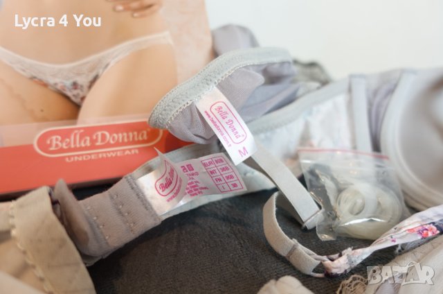 Bella Donna луксозен комплект 80B сутиен и M бикина, снимка 3 - Бельо - 40385577