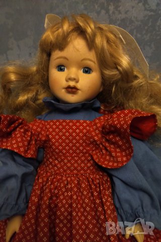 Порцеланова кукла стара ръчна изработка , снимка 3 - Колекции - 34145877