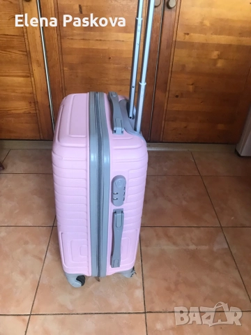 куфар карета с шифър 4 колелца и телескопна дръжка, снимка 4 - Куфари - 51949932