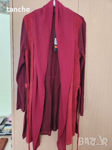 Дамска жилетка с връзване- XL, снимка 2 - Жилетки - 40179710