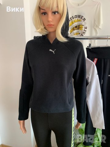 Puma черен суичър, снимка 3 - Суичъри - 41210717