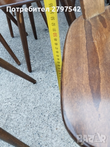 Дървени столове А131, снимка 3 - Столове - 51582858