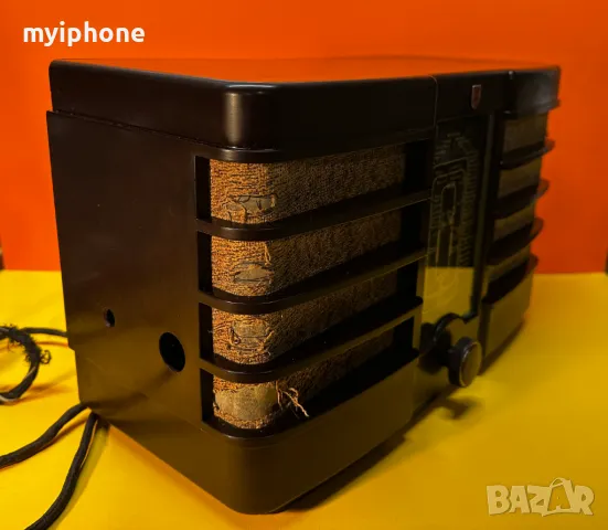 Антично Ретро Немско Радио Philips 215A / 1938 г., снимка 7 - Антикварни и старинни предмети - 49627981