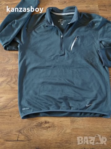  Nike Men's Dri-Fit 1/4 Zip Running Shirt - страхотна мъжка блуза, снимка 6 - Спортни дрехи, екипи - 34519004